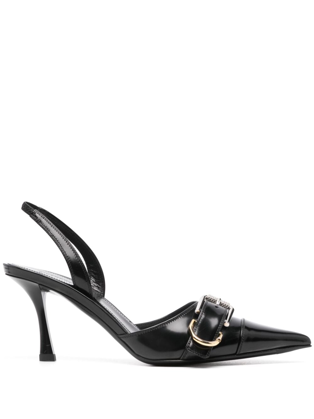 GIVENCHY Stunning Leather Pumps with Decorative Buckle Detail