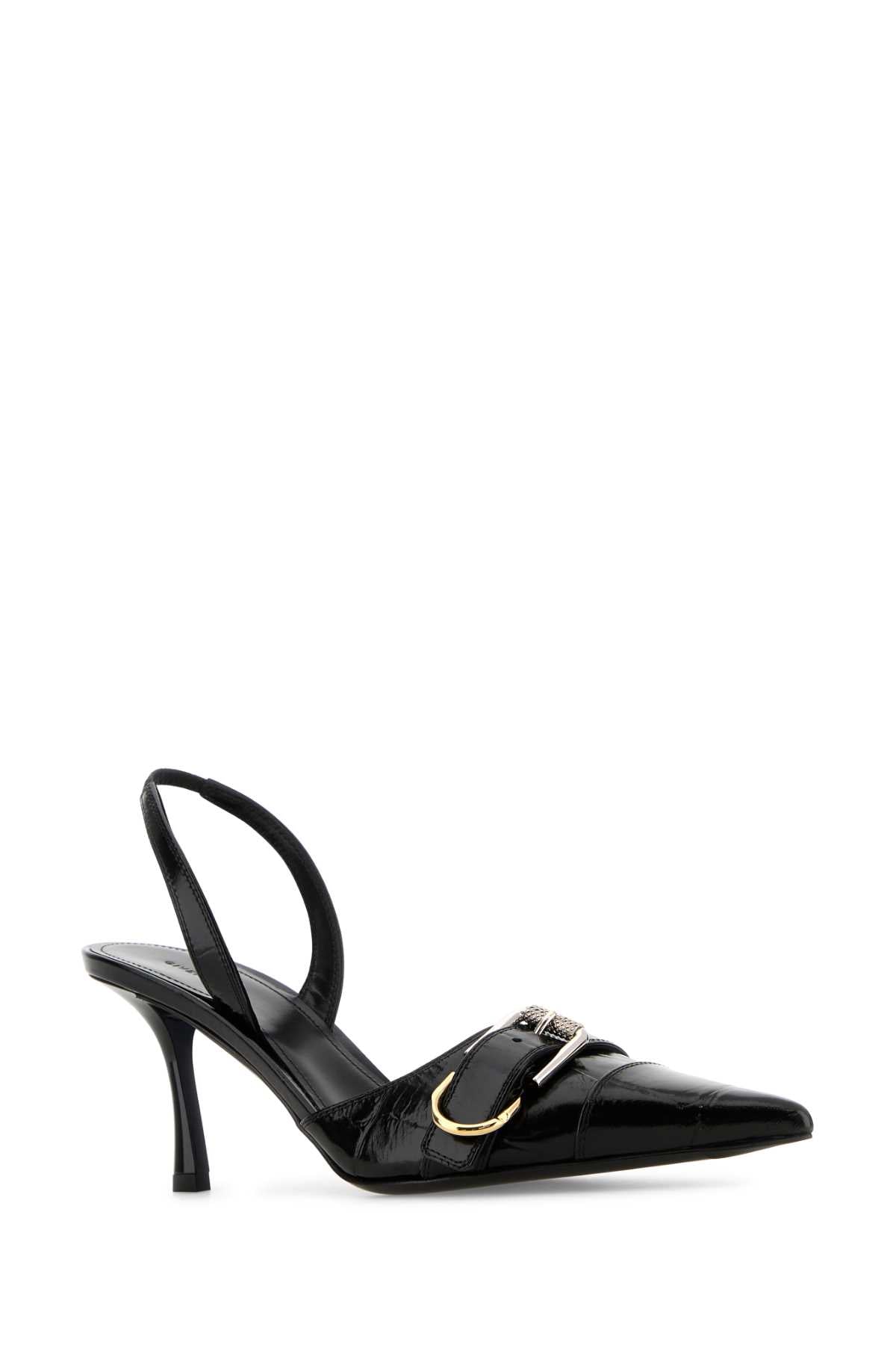 GIVENCHY Elegant Leather Slingback Pumps 75MM