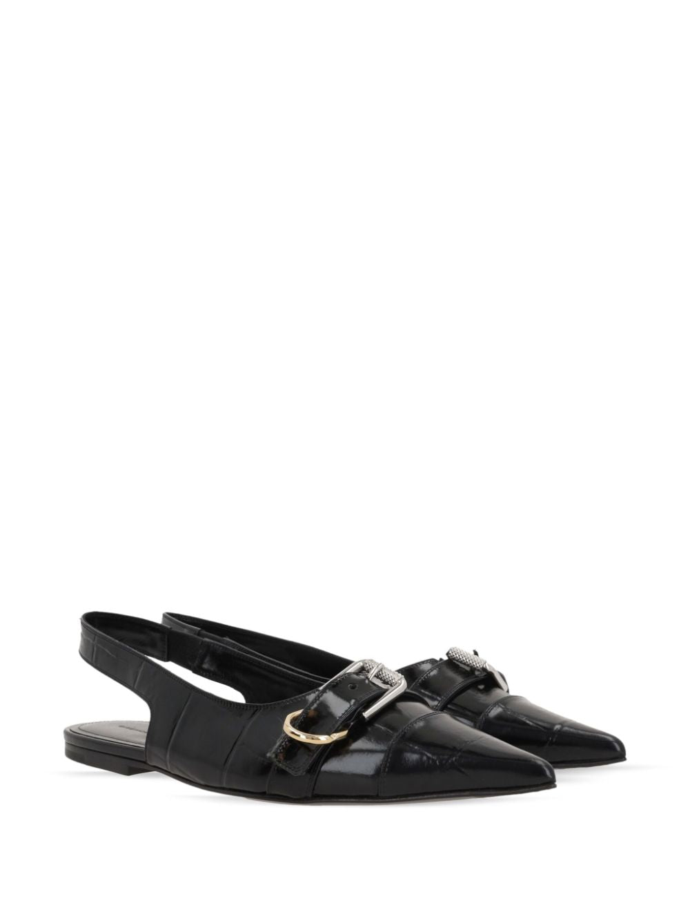 GIVENCHY Leather Slingback Ballet Flats for Women