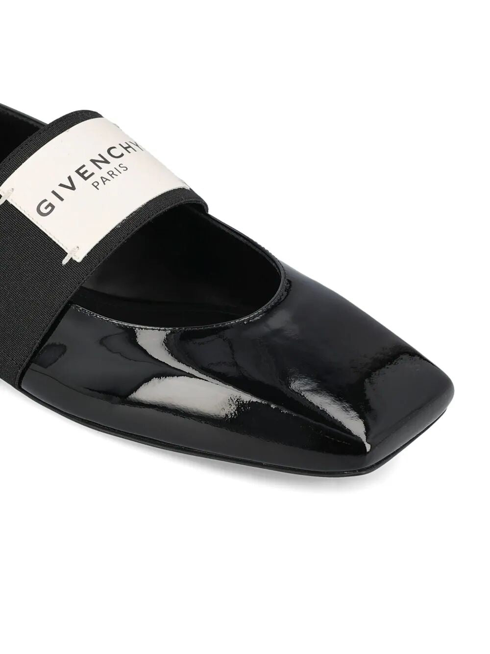 GIVENCHY Sliced Square Ballerinas - Patent Leather