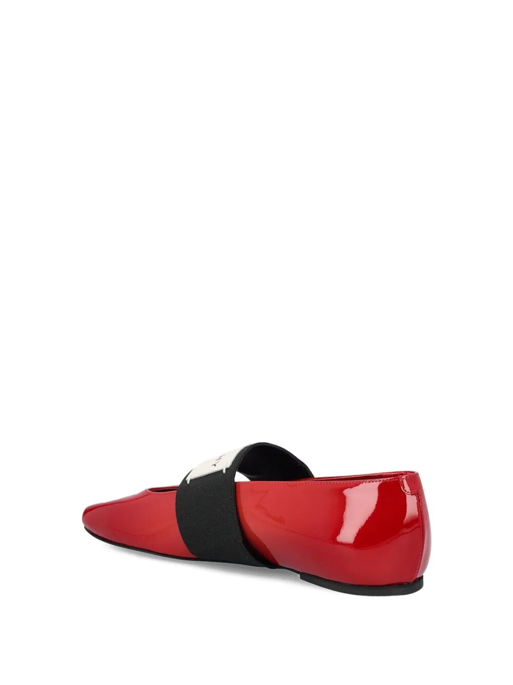 GIVENCHY Sliced Square Ballerinas in Patent Leather