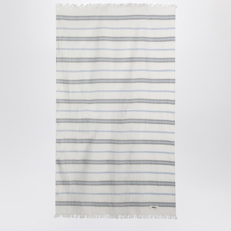 TEKLA Striped Organic Cotton Beach Towel