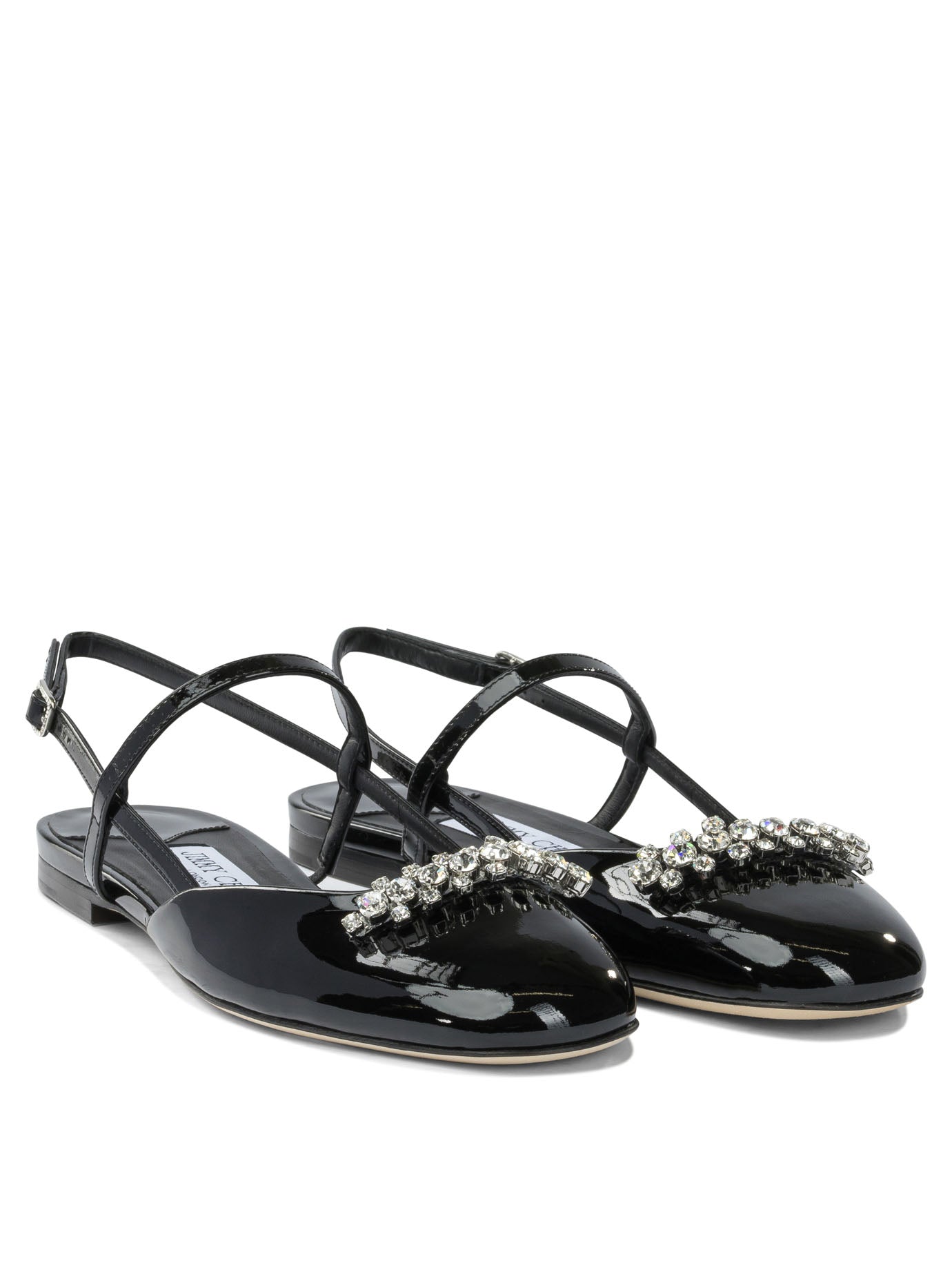 JIMMY CHOO Mini Slingback Ballet Flats