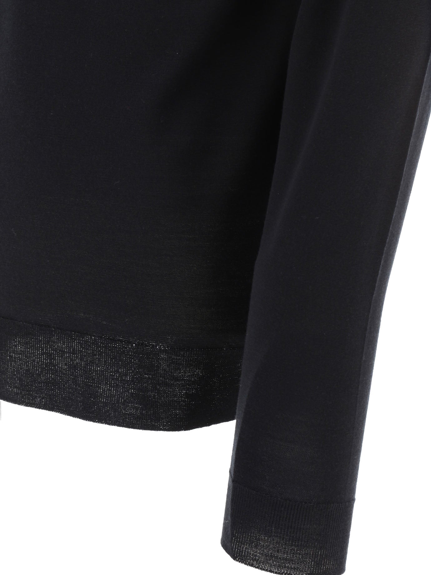 JOHN SMEDLEY Men's Extra-Fine Merino Wool Long-Sleeved Polo Shirt