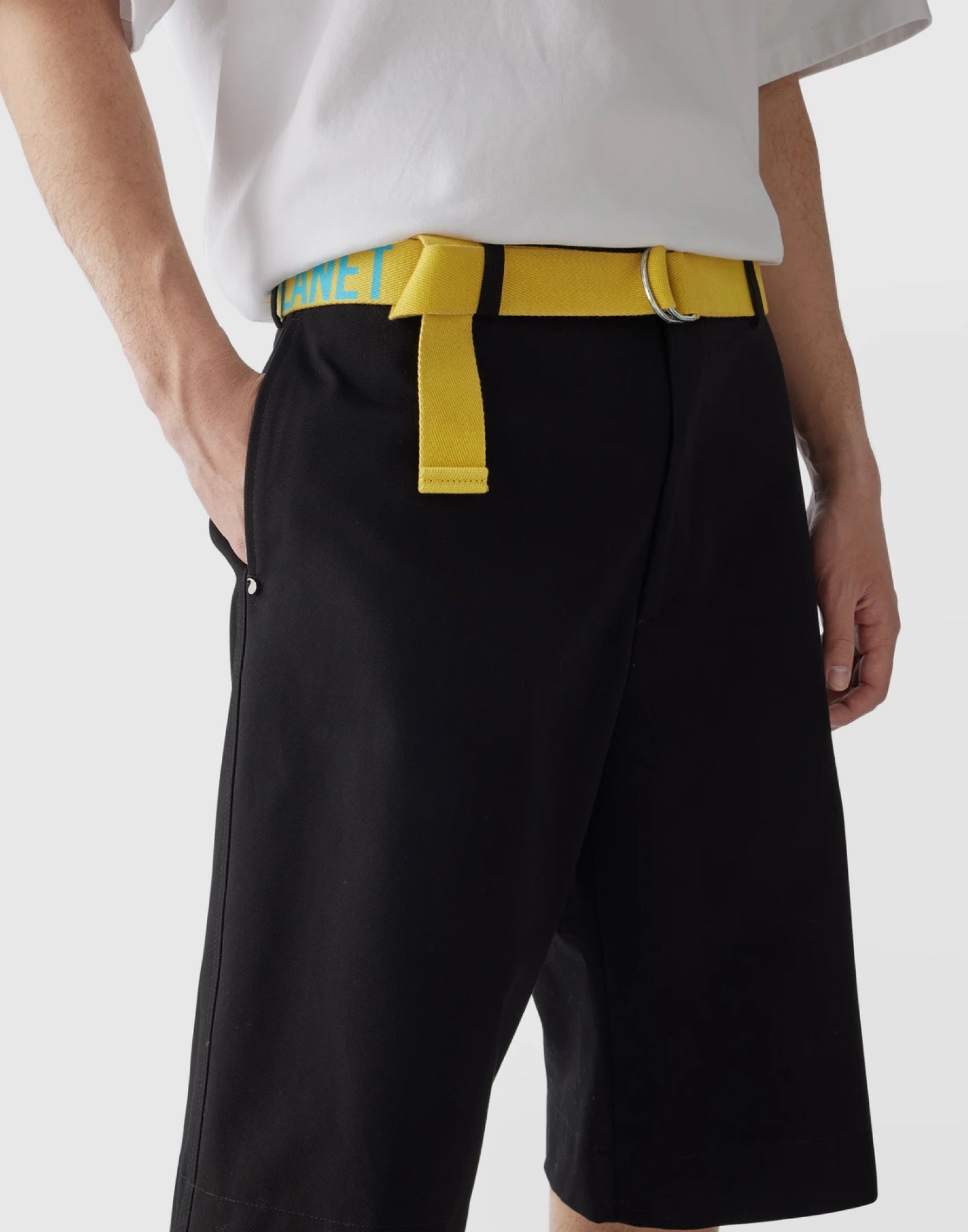 DSQUARED2 One Life One Planet Logo Tape Belt - 4 cm Width