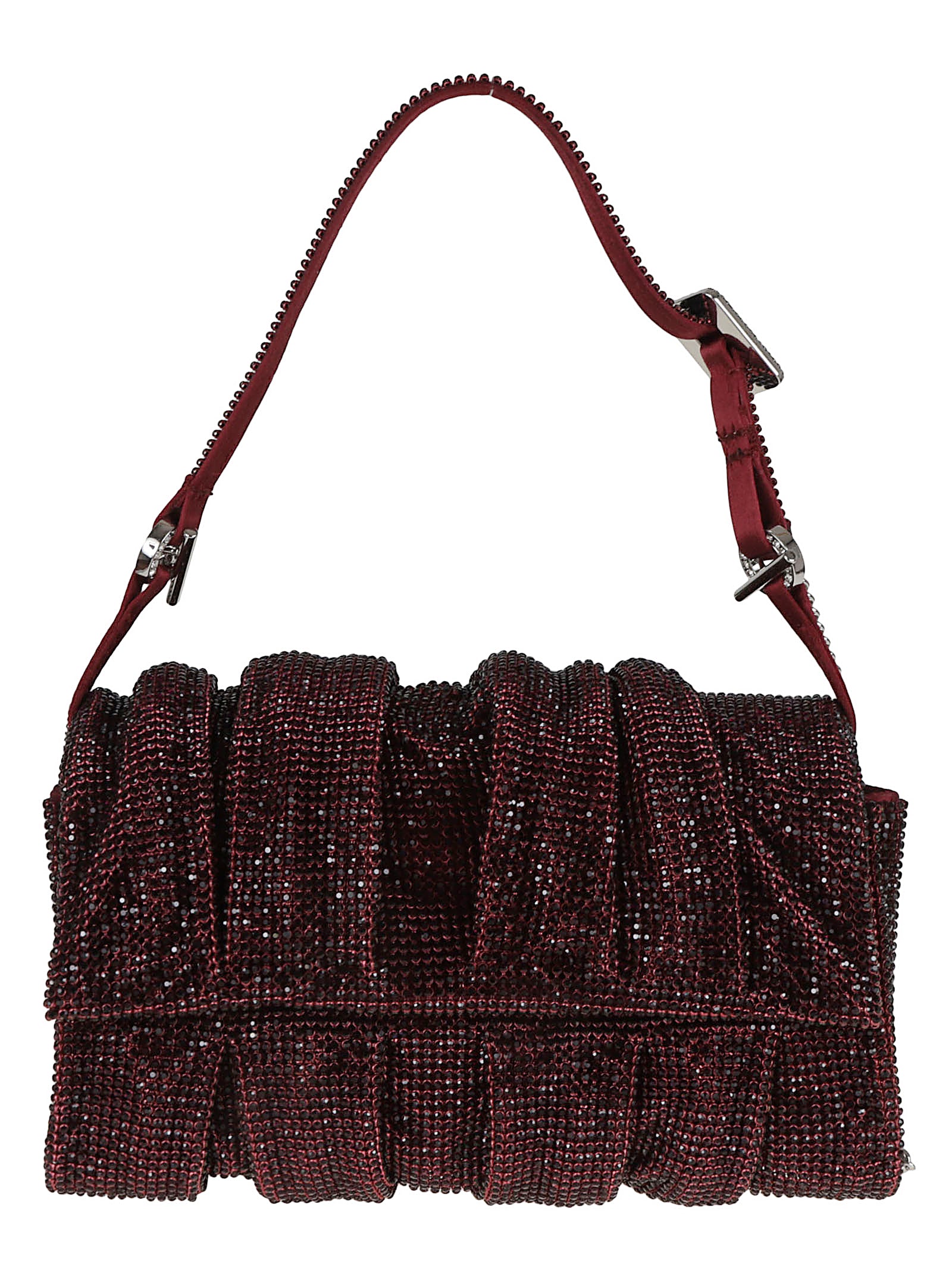 BENEDETTA BRUZZICHES Chic Metal Mesh Shoulder Handbag