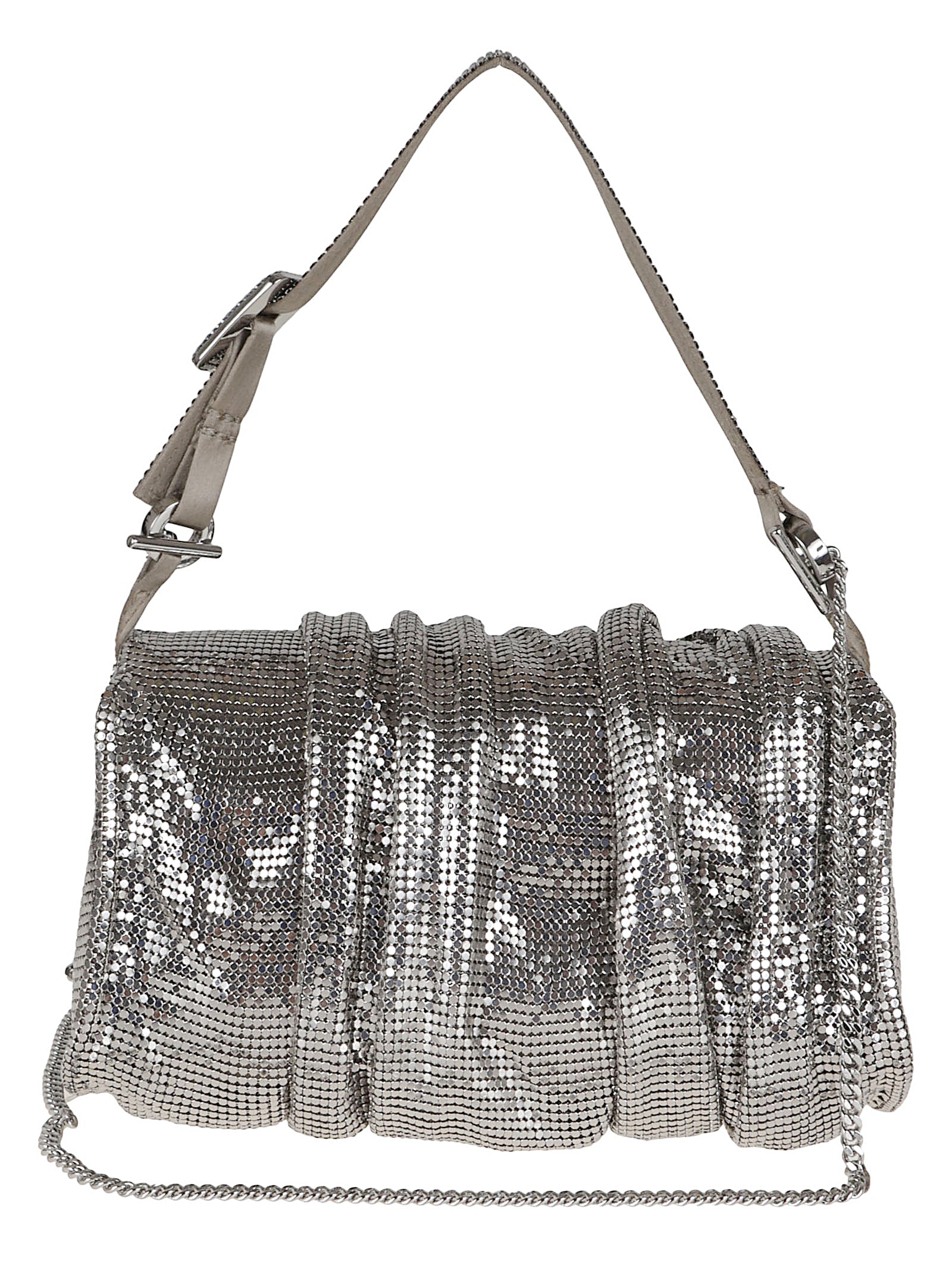 BENEDETTA BRUZZICHES Chic Metal Mesh Shoulder Bag