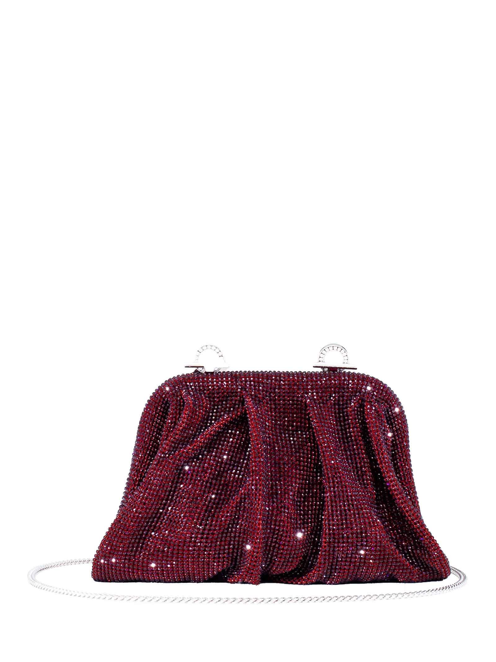 BENEDETTA BRUZZICHES Elegant Mini Handbag with Rhinestones - FW25