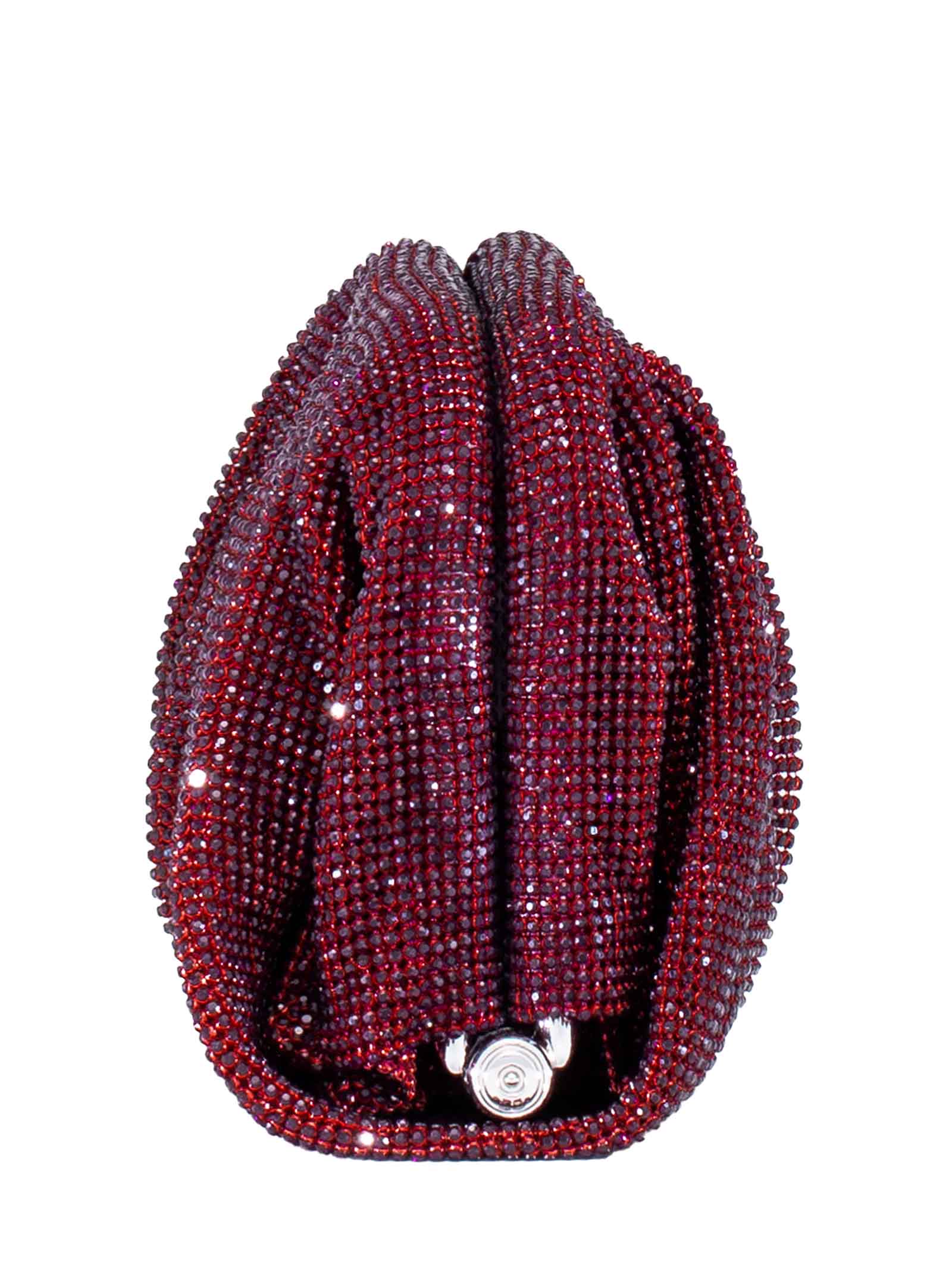 BENEDETTA BRUZZICHES Elegant Mini Handbag with Rhinestones - FW25