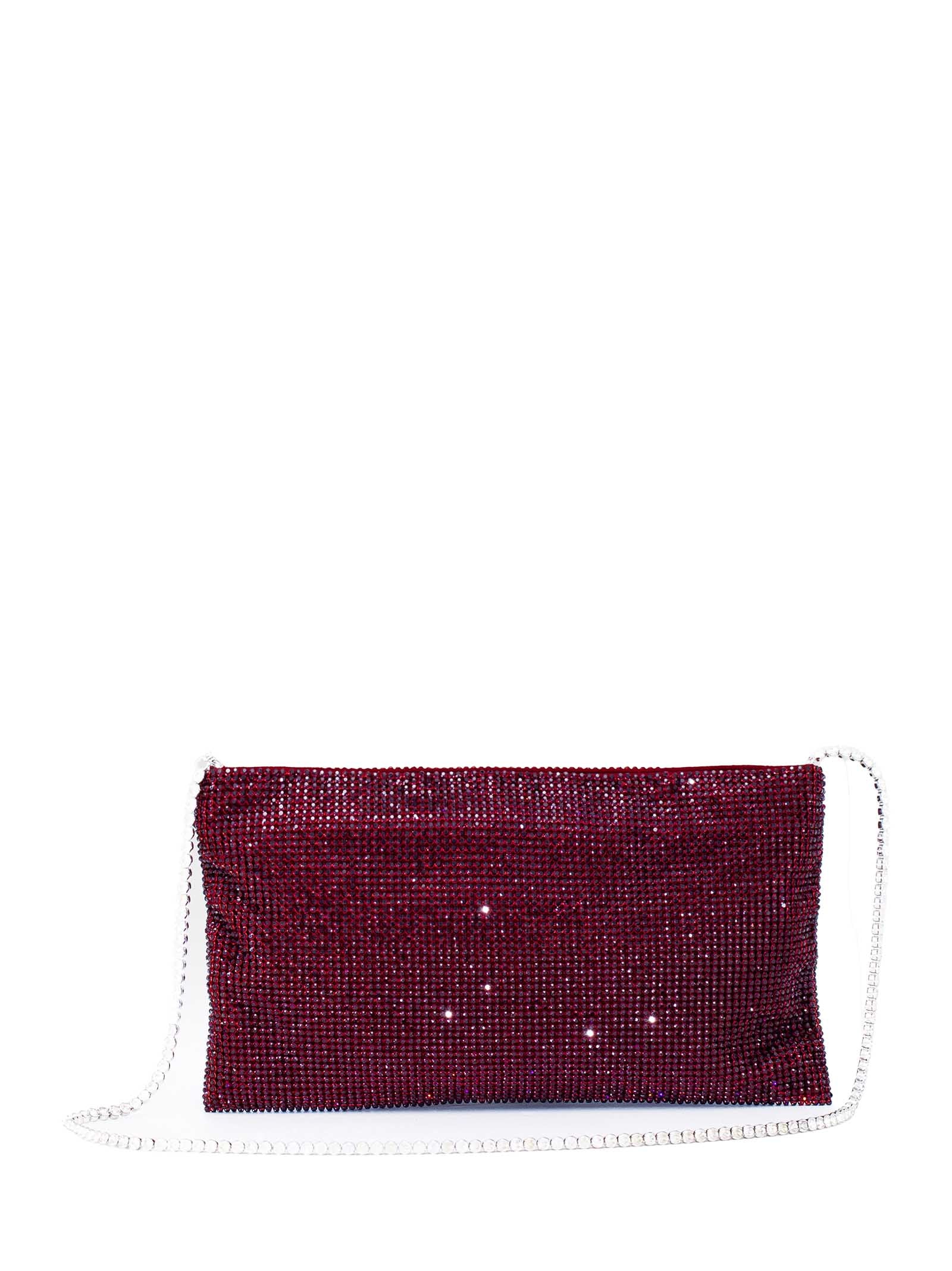 BENEDETTA BRUZZICHES Mini Rhinestone-Embellished Evening Clutch - Compact Design