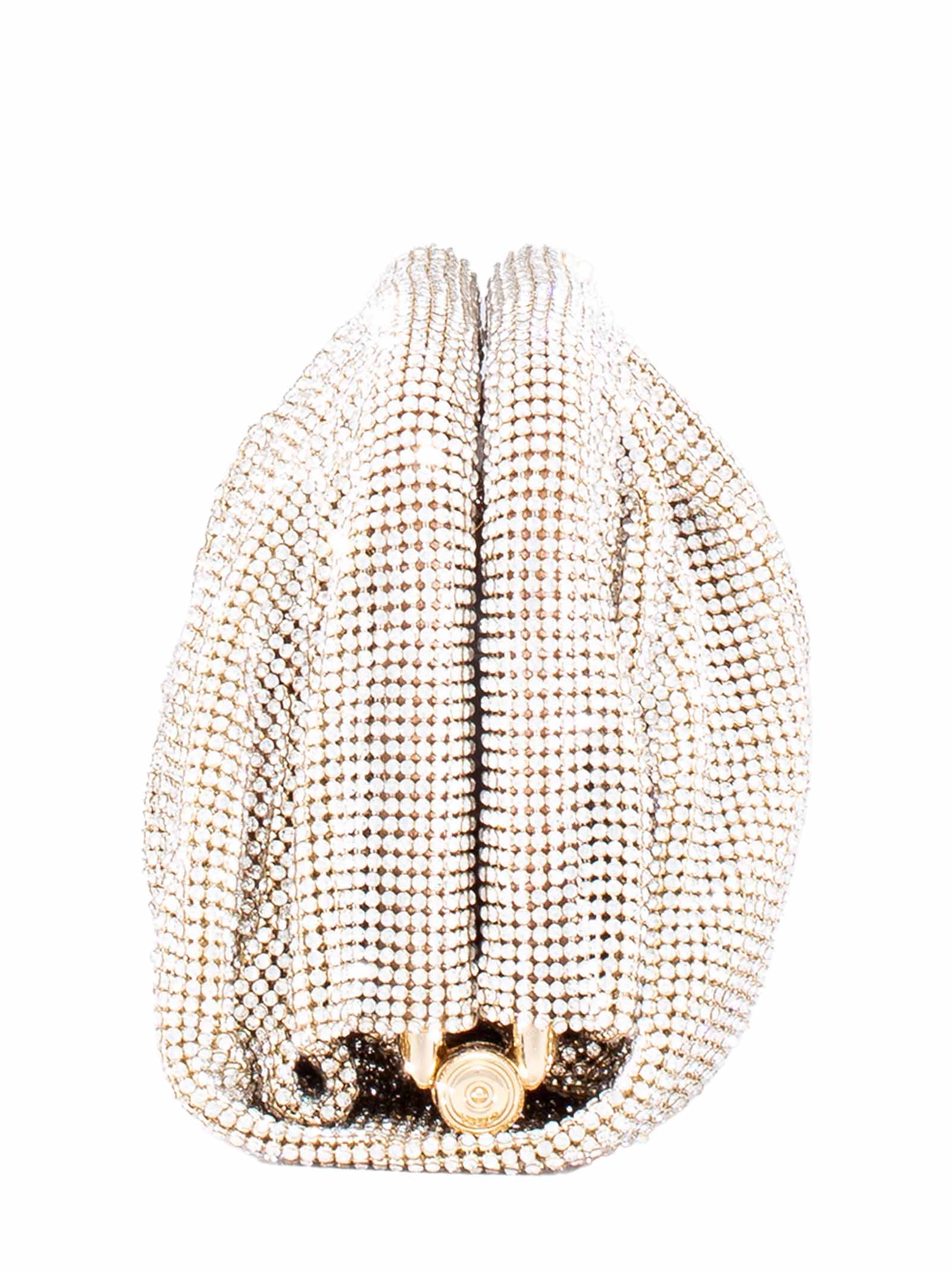 BENEDETTA BRUZZICHES Mini Handbag with Rhinestones - Chic & Elegant Evening Clutch