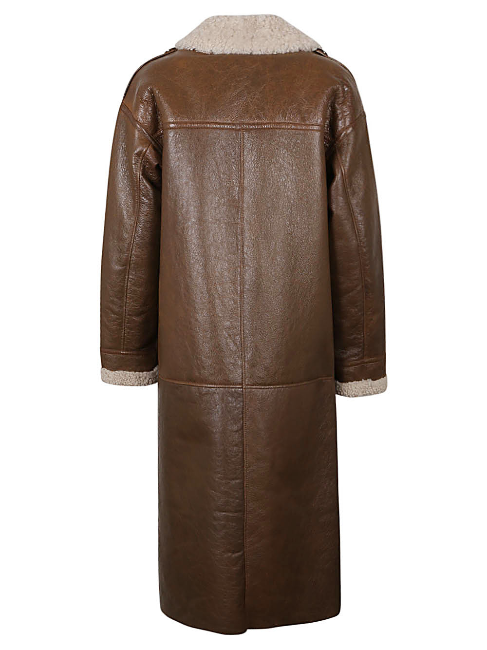 ENES Luxury Sheepskin Long Jacket for Women