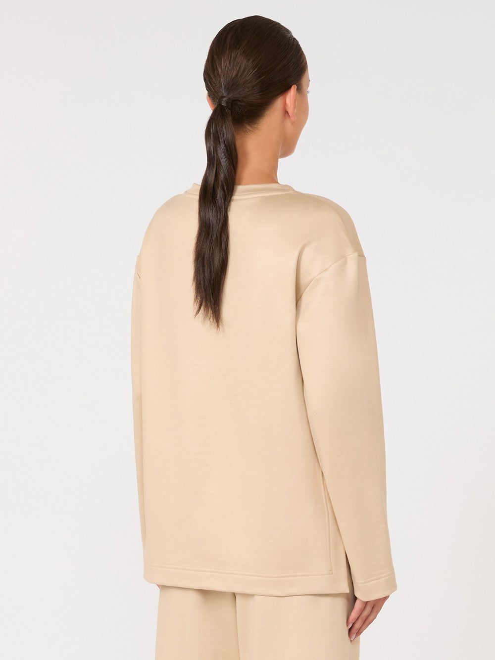 MAX MARA Silk and Cotton Pullover Sweatshirt for Women