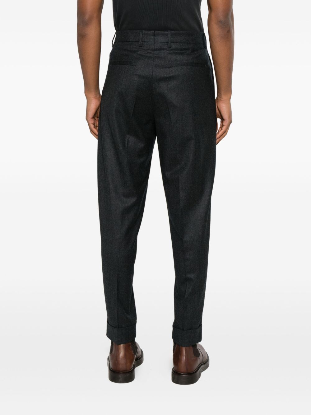 BERWICH Sophisticated Virgin Wool Trousers for Men