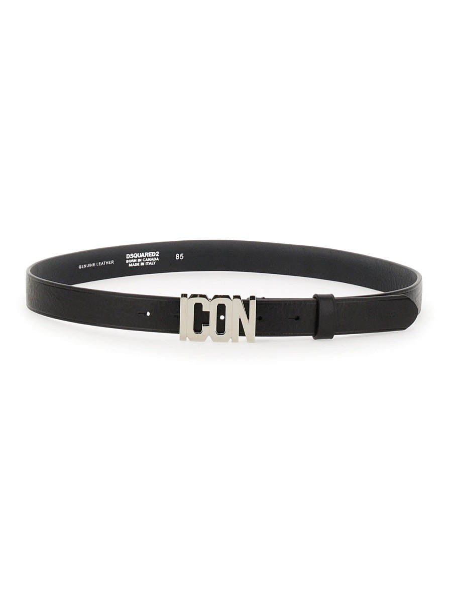 DSQUARED2 Elegant Leather Belt - 2.5 CM Width