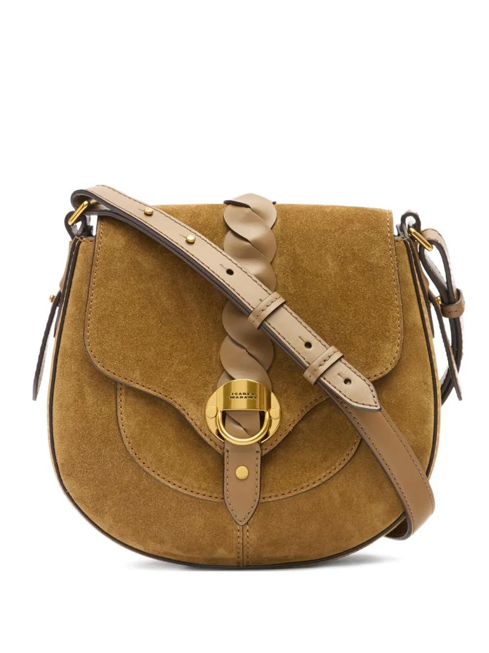 ISABEL MARANT Braided Leather Shoulder Strap