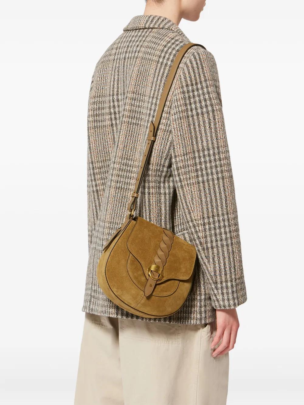 ISABEL MARANT Braided Leather Shoulder Strap