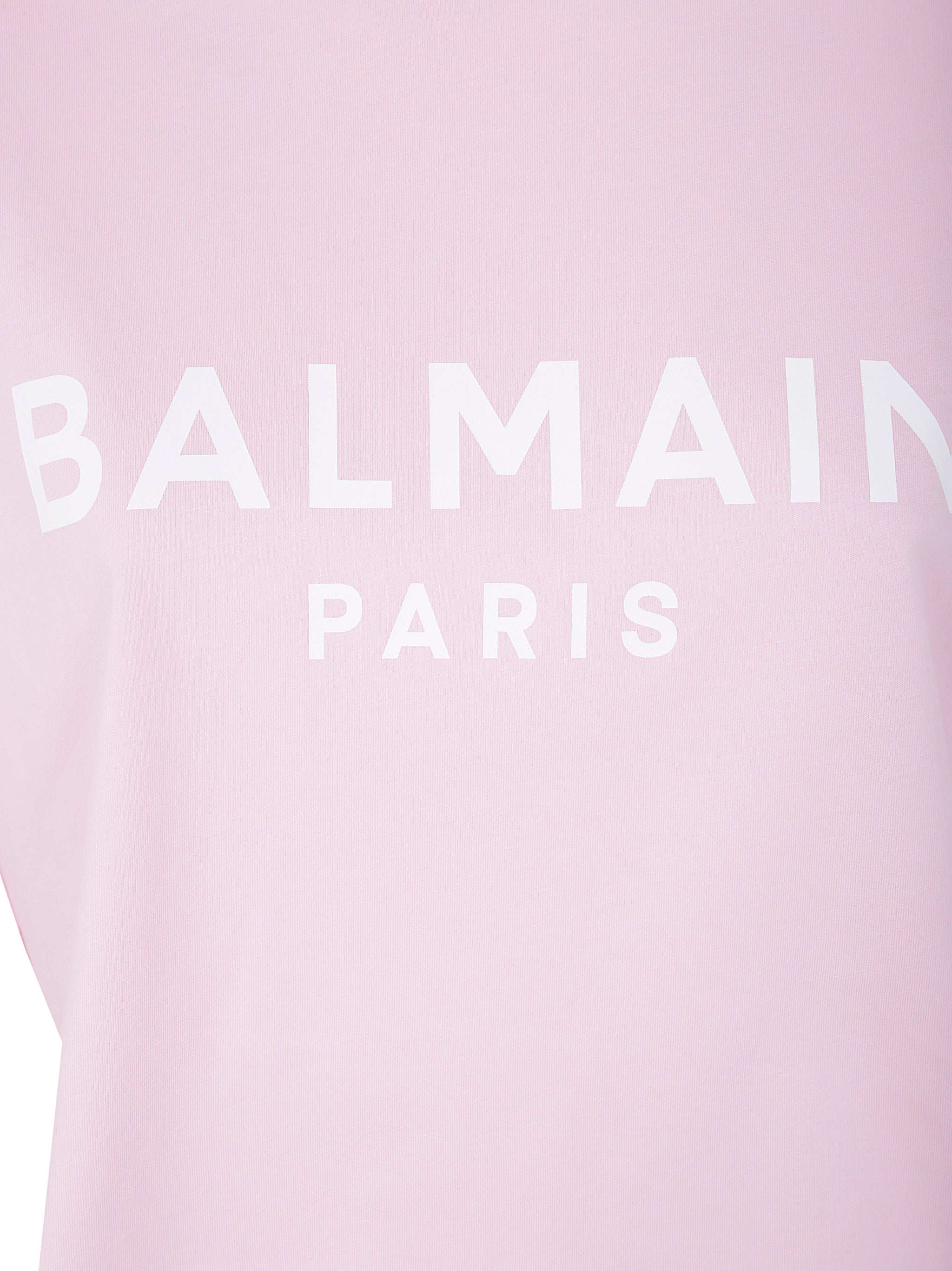 BALMAIN Printed Cropped T-Shirt