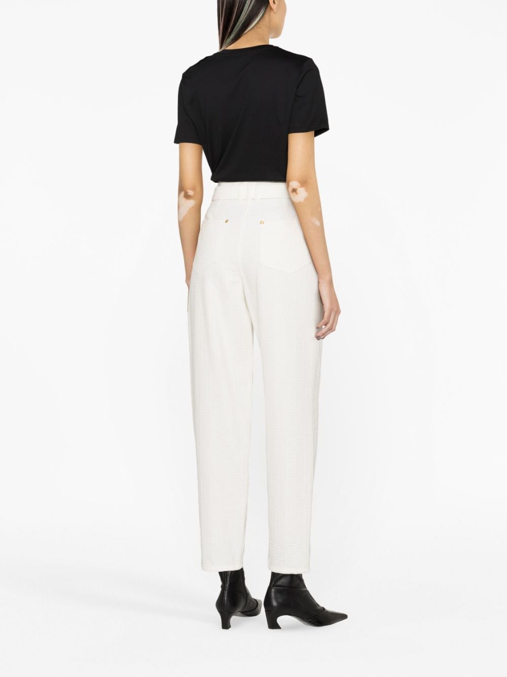 BALMAIN Logo Organic Cotton T-Shirt