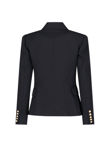 BALMAIN Single Button Wool Blazer for Women