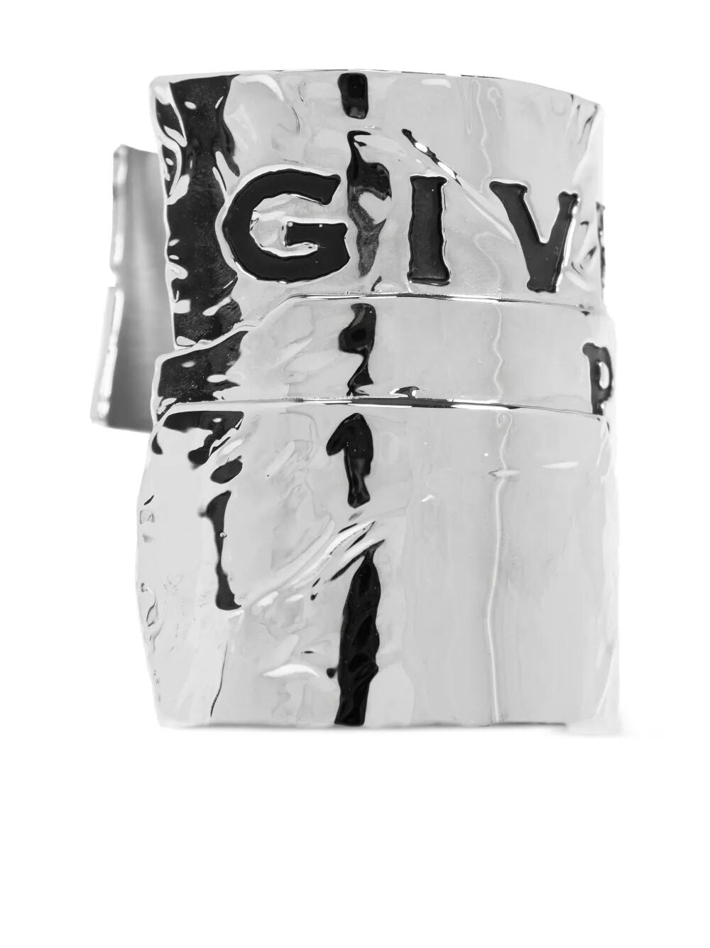 GIVENCHY Textured Metal Cuff Bracelet