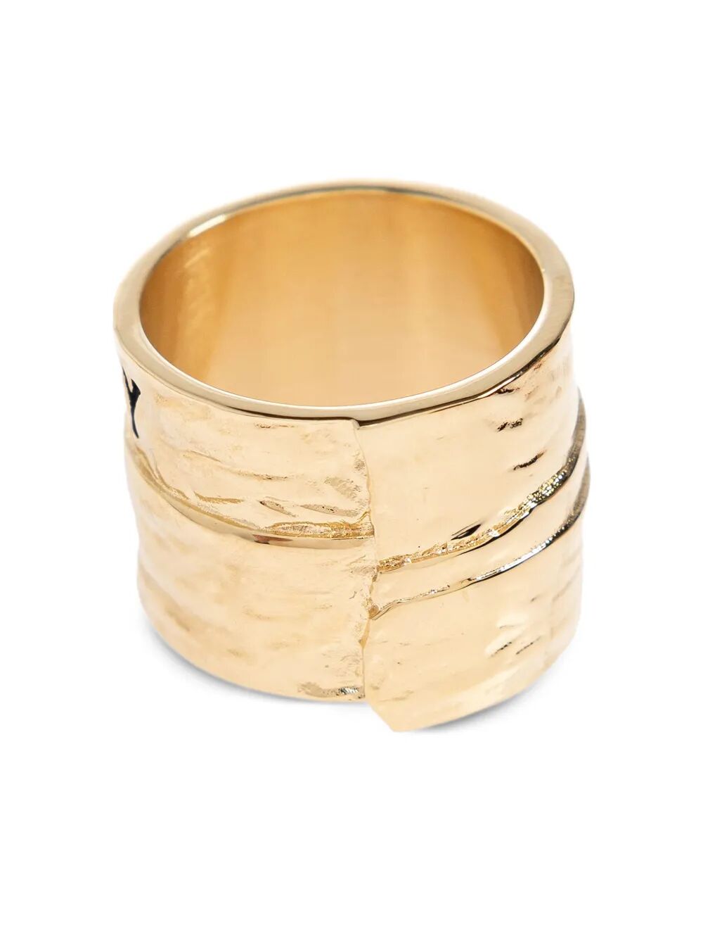 GIVENCHY Tape Ring in Metallic Finish