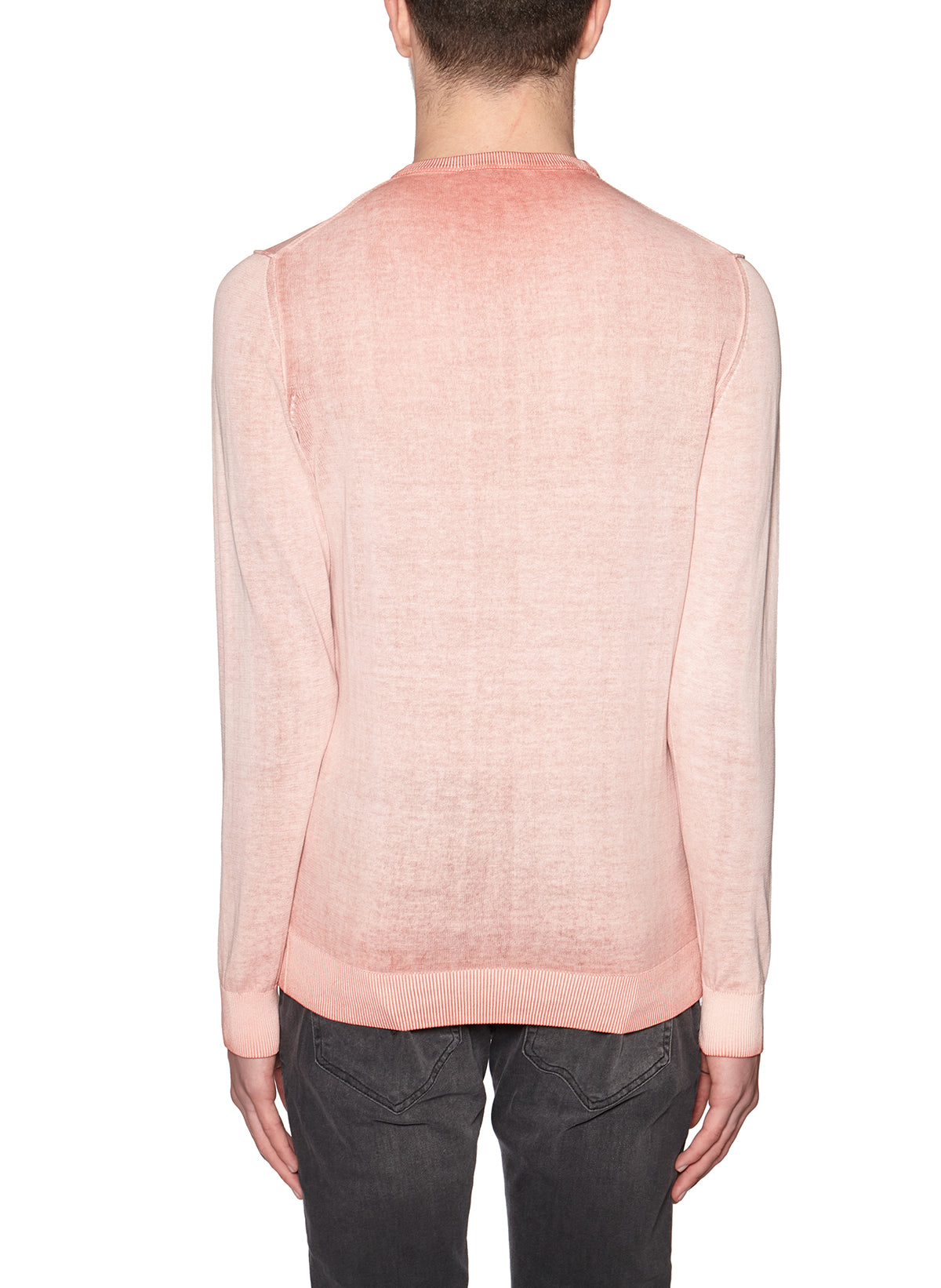 DANIELE ALESSANDRINI Men's Cotton Crew Neck Sweater - Size 48