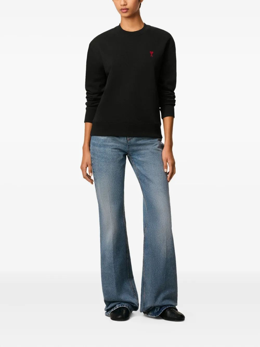 AMI PARIS Classic Fit Knit Sweater