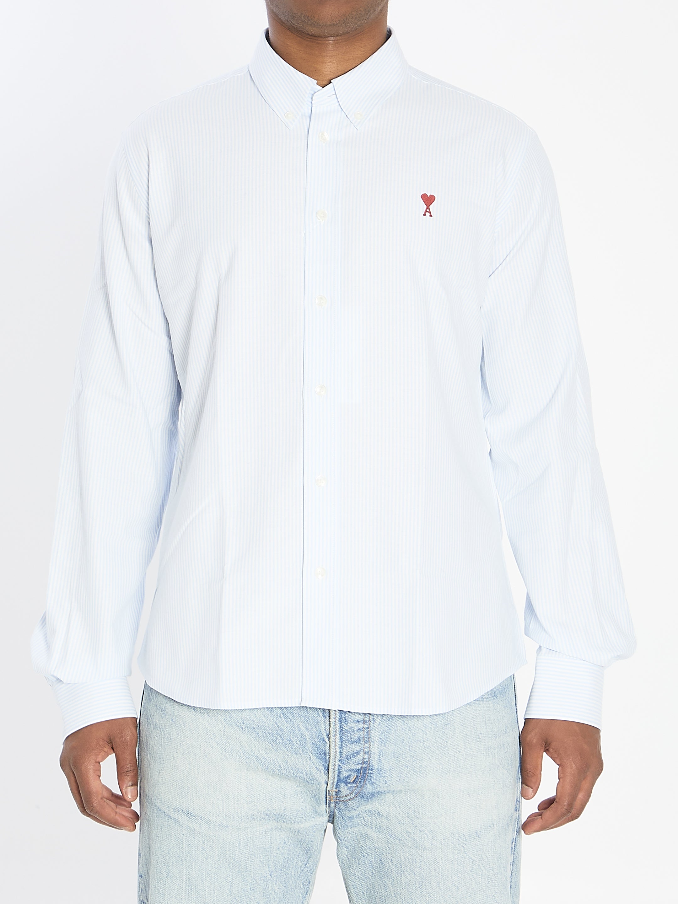 AMI PARIS Classic Fit Oxford Shirt - Size M