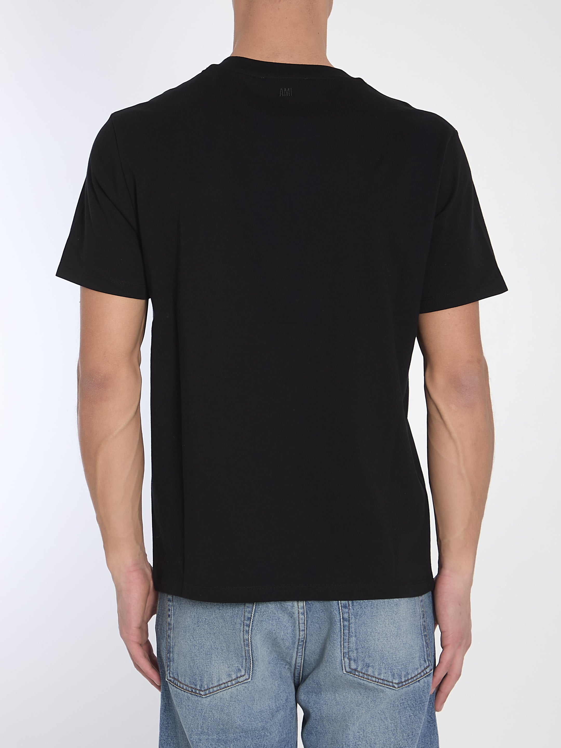 AMI PARIS Essential Organic Cotton T-Shirt for Women