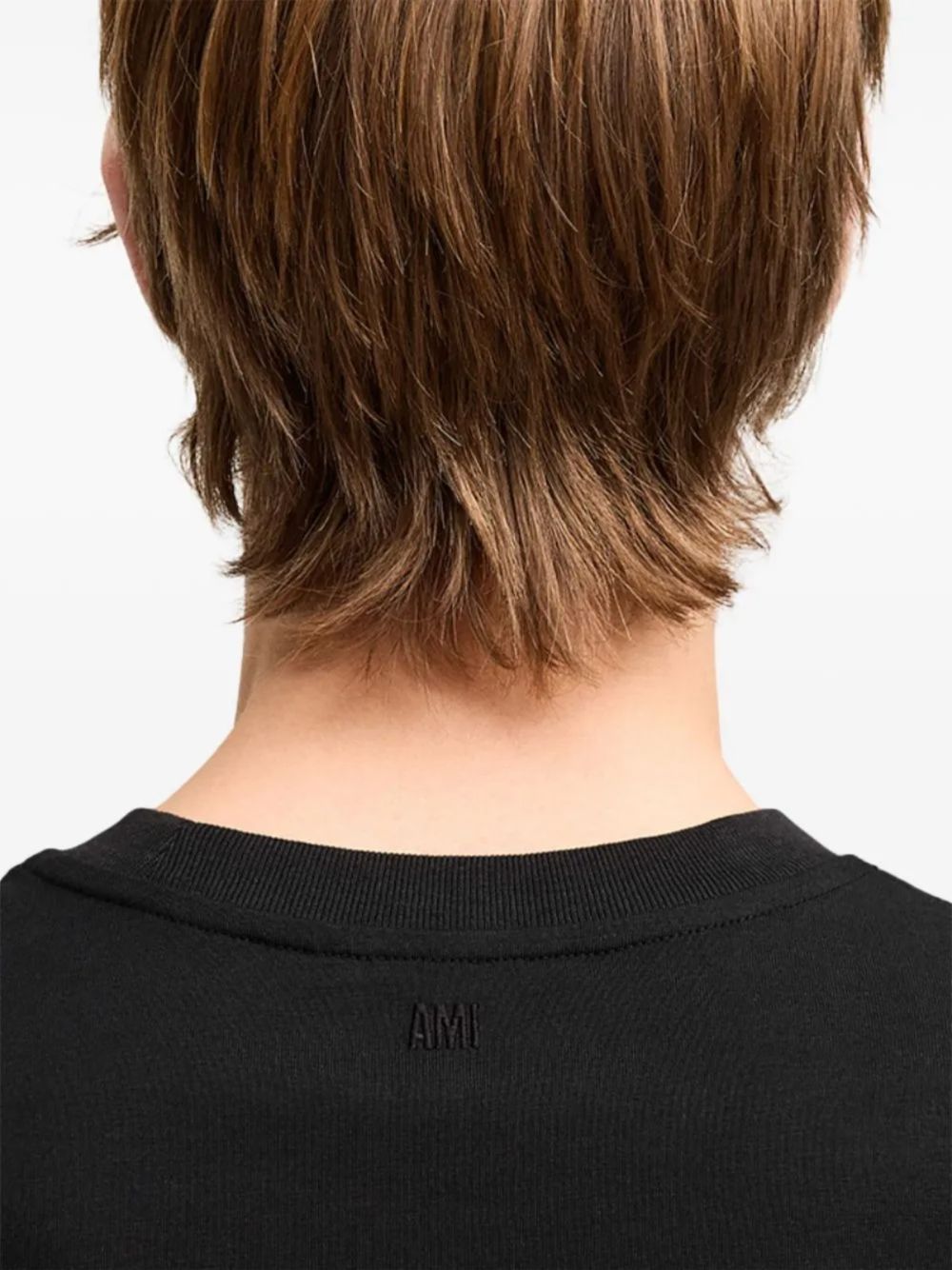 AMI PARIS Signature Monogram Cotton T-Shirt - Men's Standard Fit