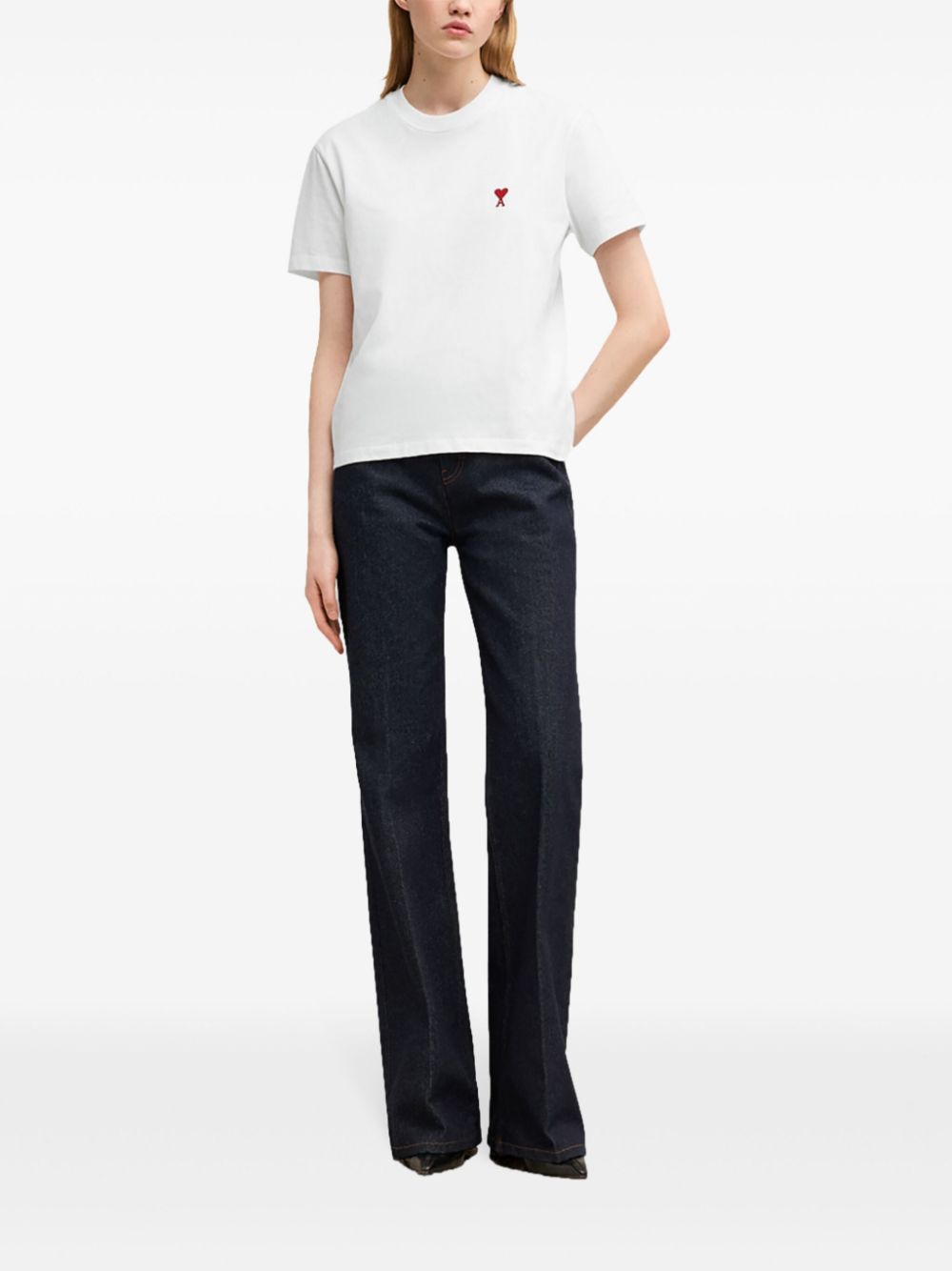 AMI PARIS Signature Monogram Crew Neck T-Shirt - Standard Men's Sizing