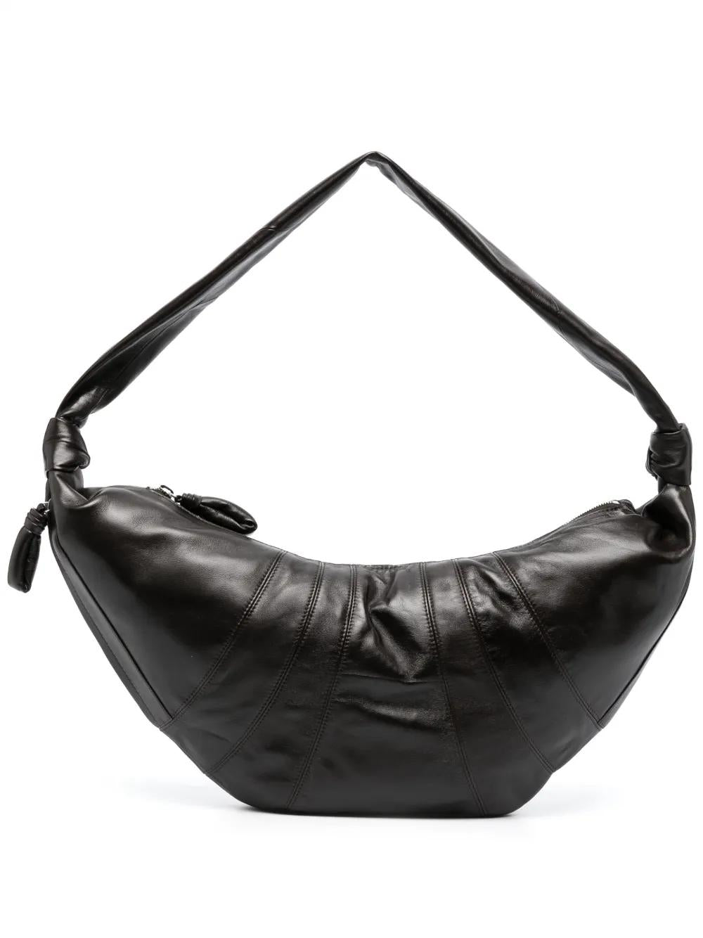 LEMAIRE Large Croissant Leather Shoulder Handbag