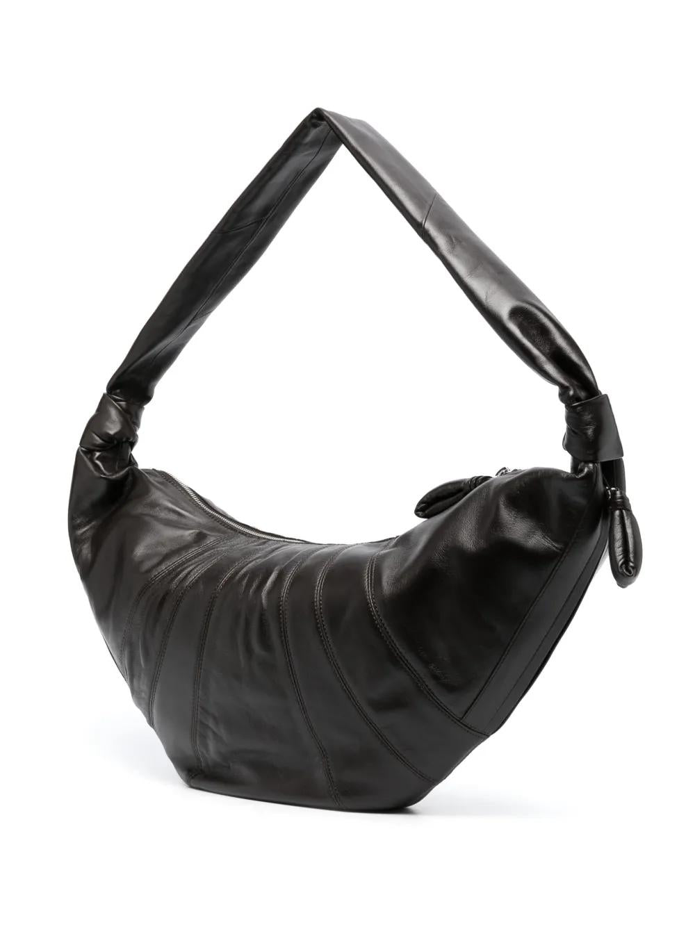 LEMAIRE Large Croissant Leather Shoulder Handbag