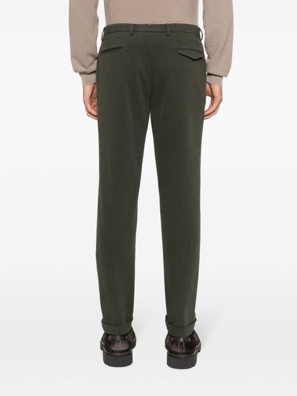 BRIGLIA 1949 Stretch-Corduroy Tapered Trousers for Men