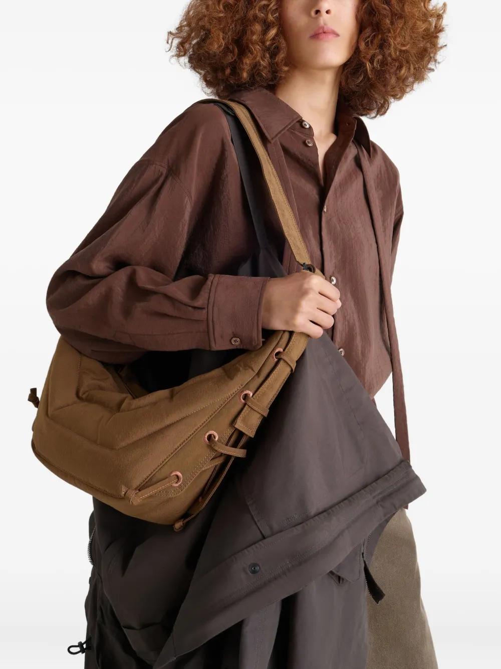 LEMAIRE Compact Soft Game Quilted Shoulder Mini Handbag