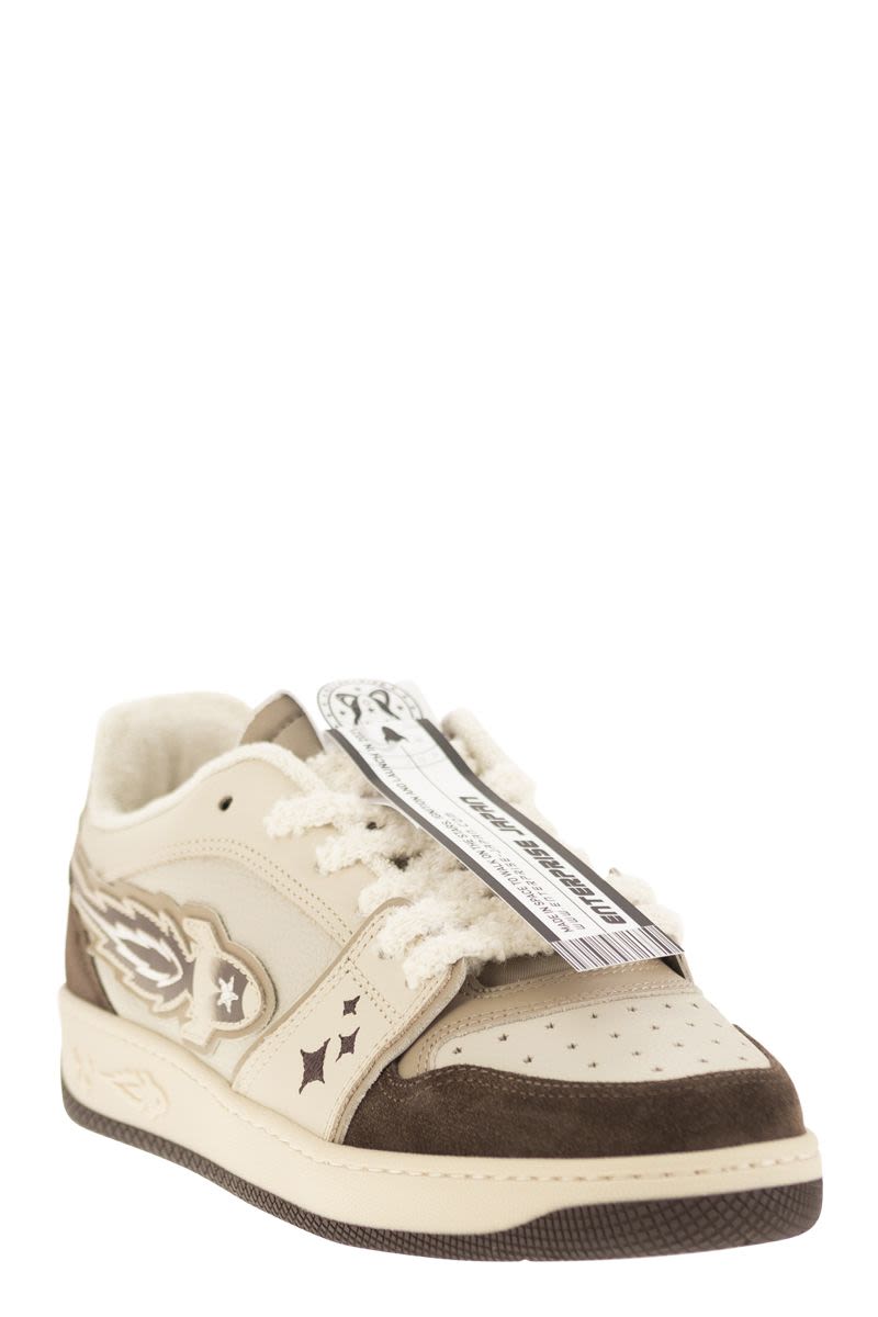 JAPAN ENTERPRISE Urban-Inspired EJ Rocket Sneakers - 3.5 cm Sole