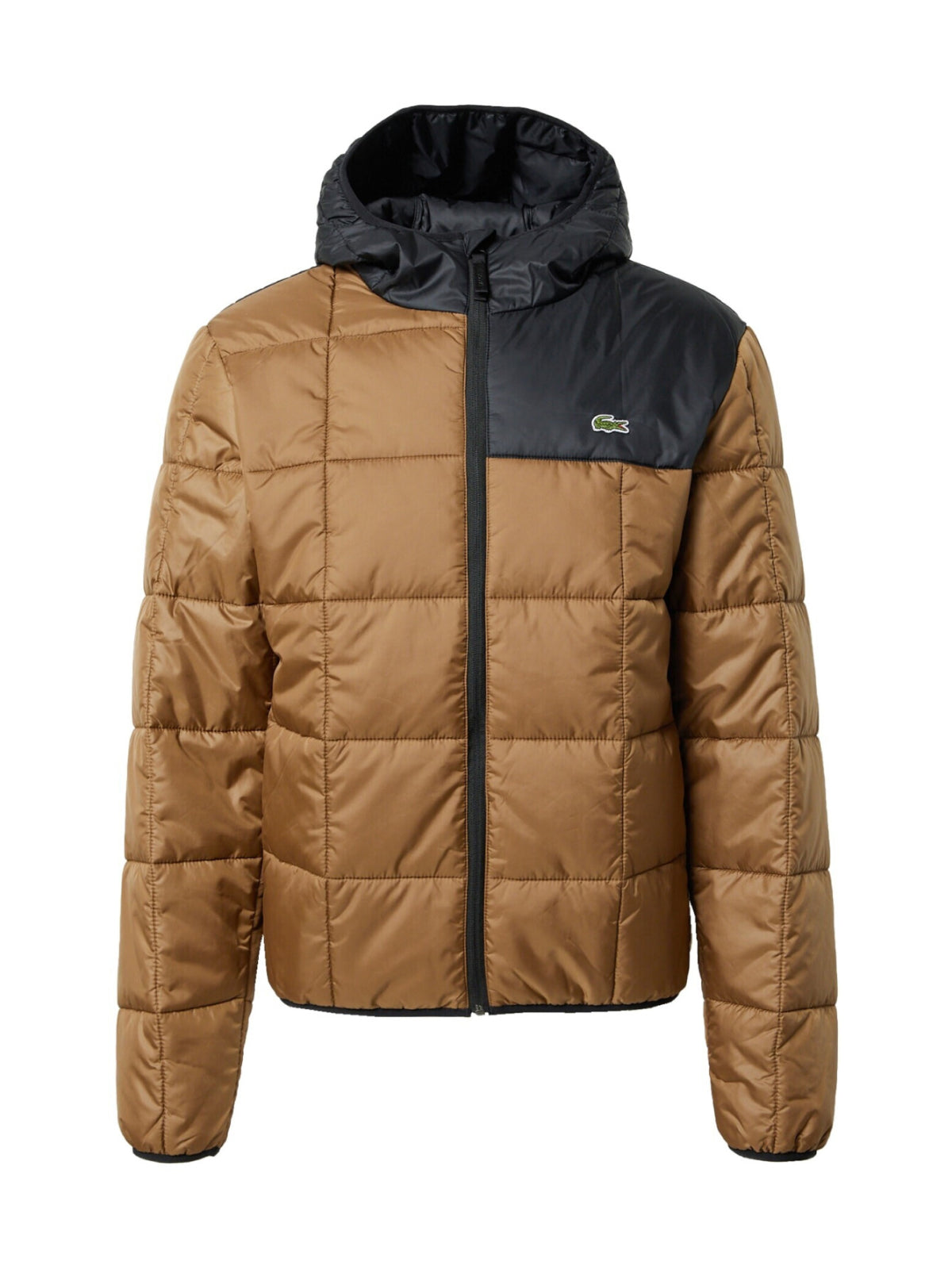 LACOSTE Waterproof Colour-Block Puffer Jacket for Men