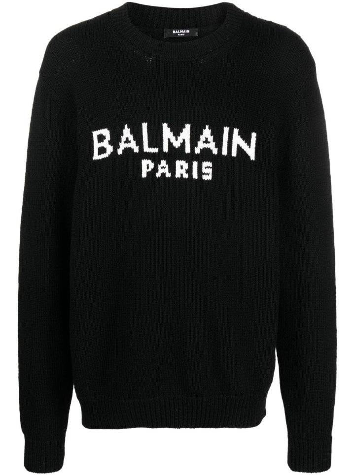 BALMAIN Men's Premium Wool Sweater - FW23 Edition