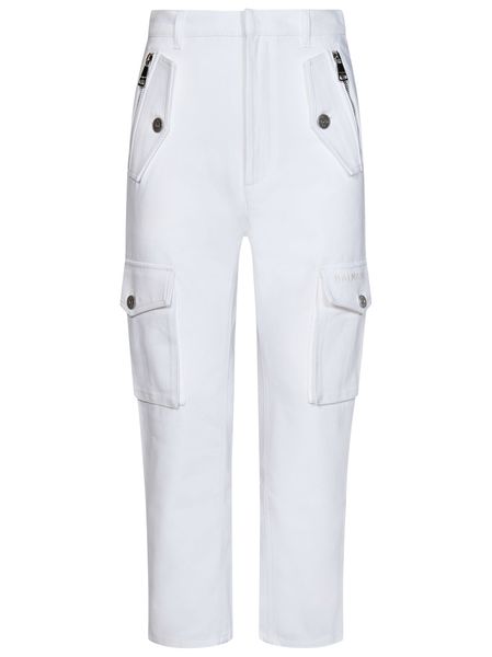 BALMAIN Cargo Cotton Pants for Men - FW23 Collection