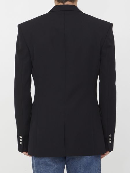 BALMAIN Men's Single Button Wool Jacket
