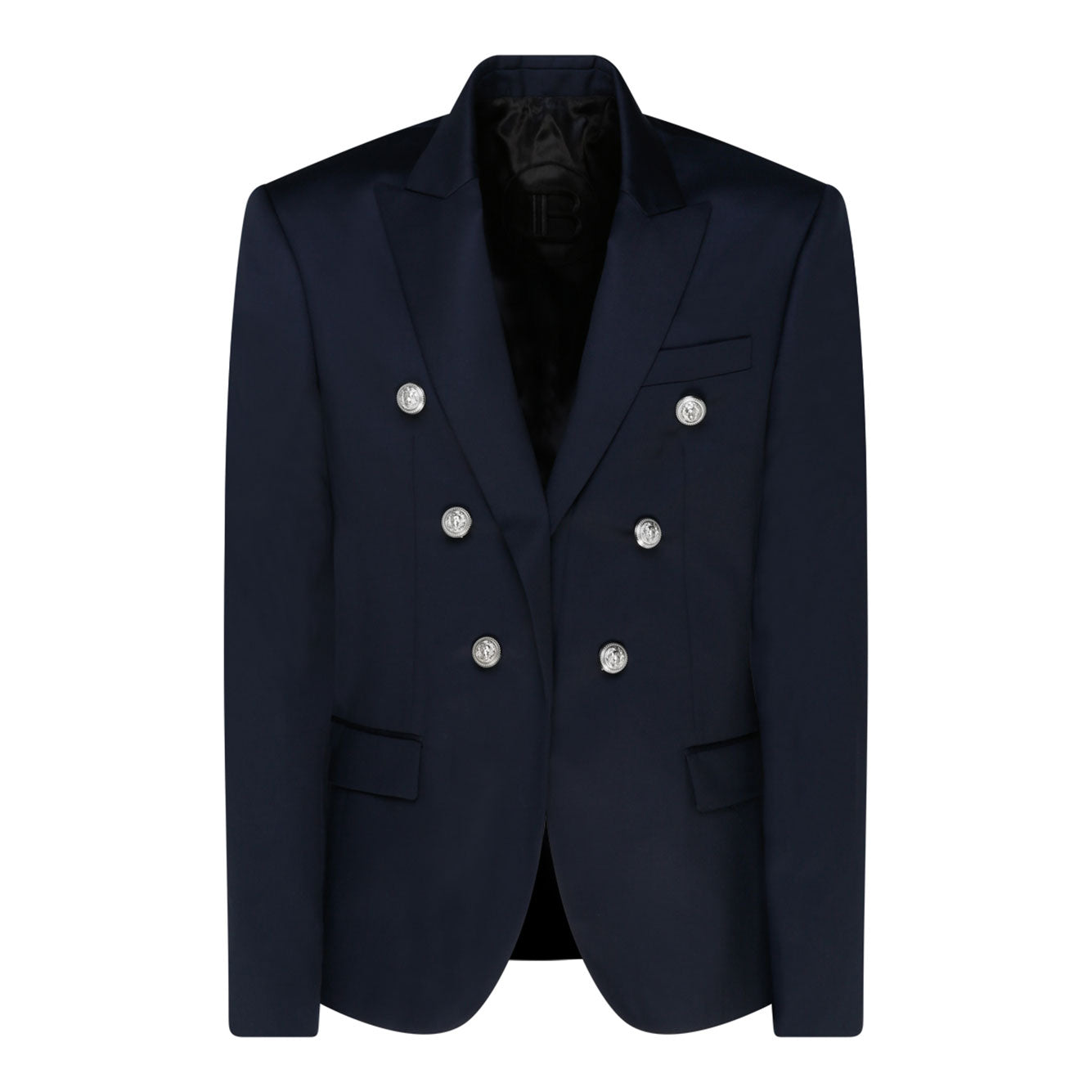 BALMAIN Men's Wool Outerwear Jacket - FW24 Collection