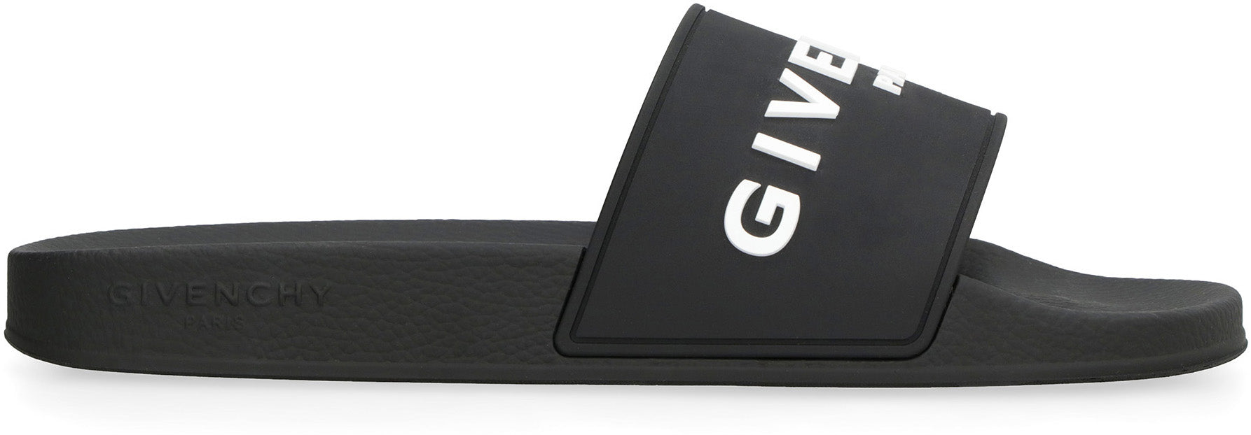 GIVENCHY Stylish Slide Sandals with Logo - 3 cm Rubber Sole