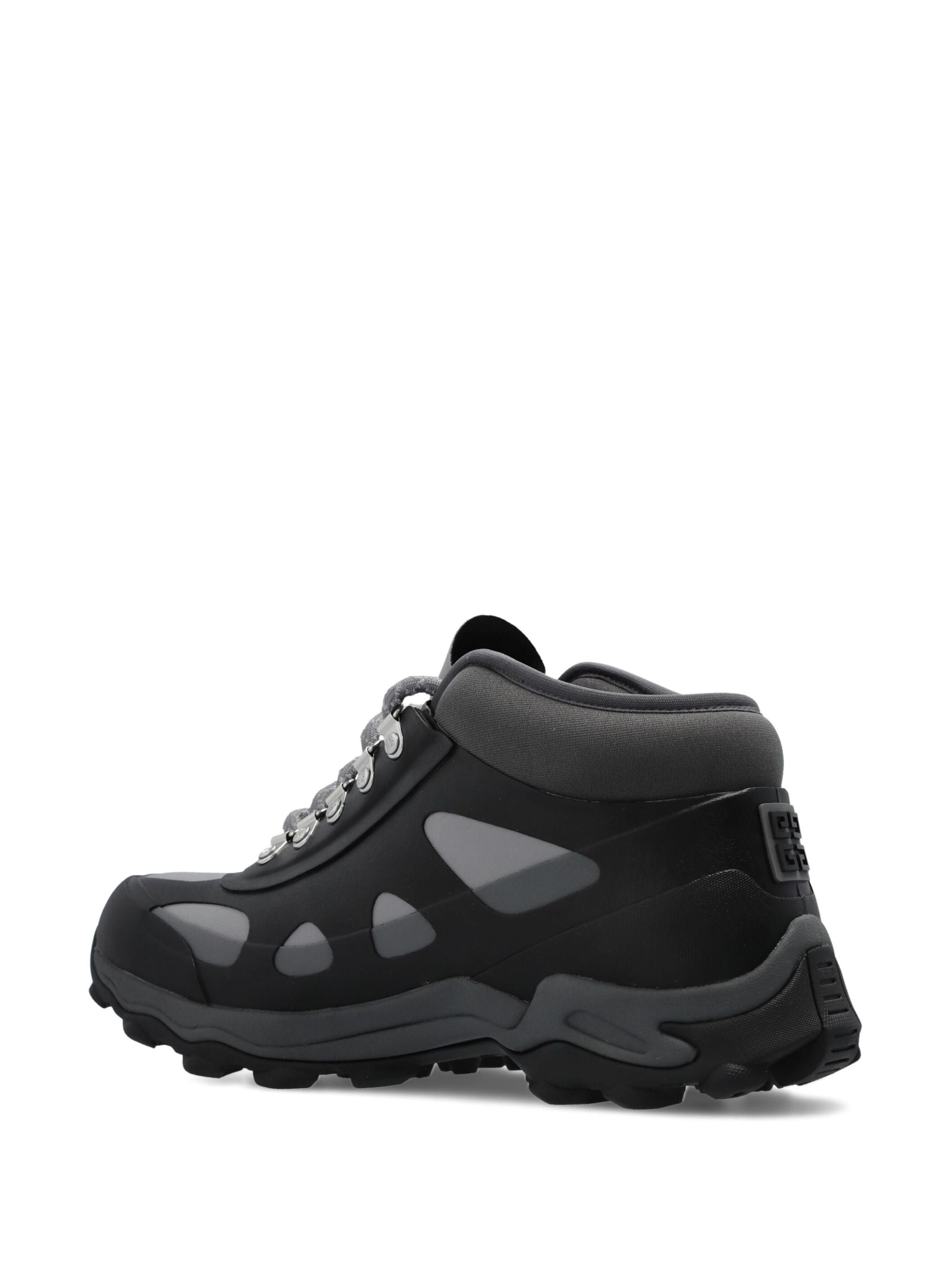 GIVENCHY Lace-Up Rubber Neoprene Boots for Men