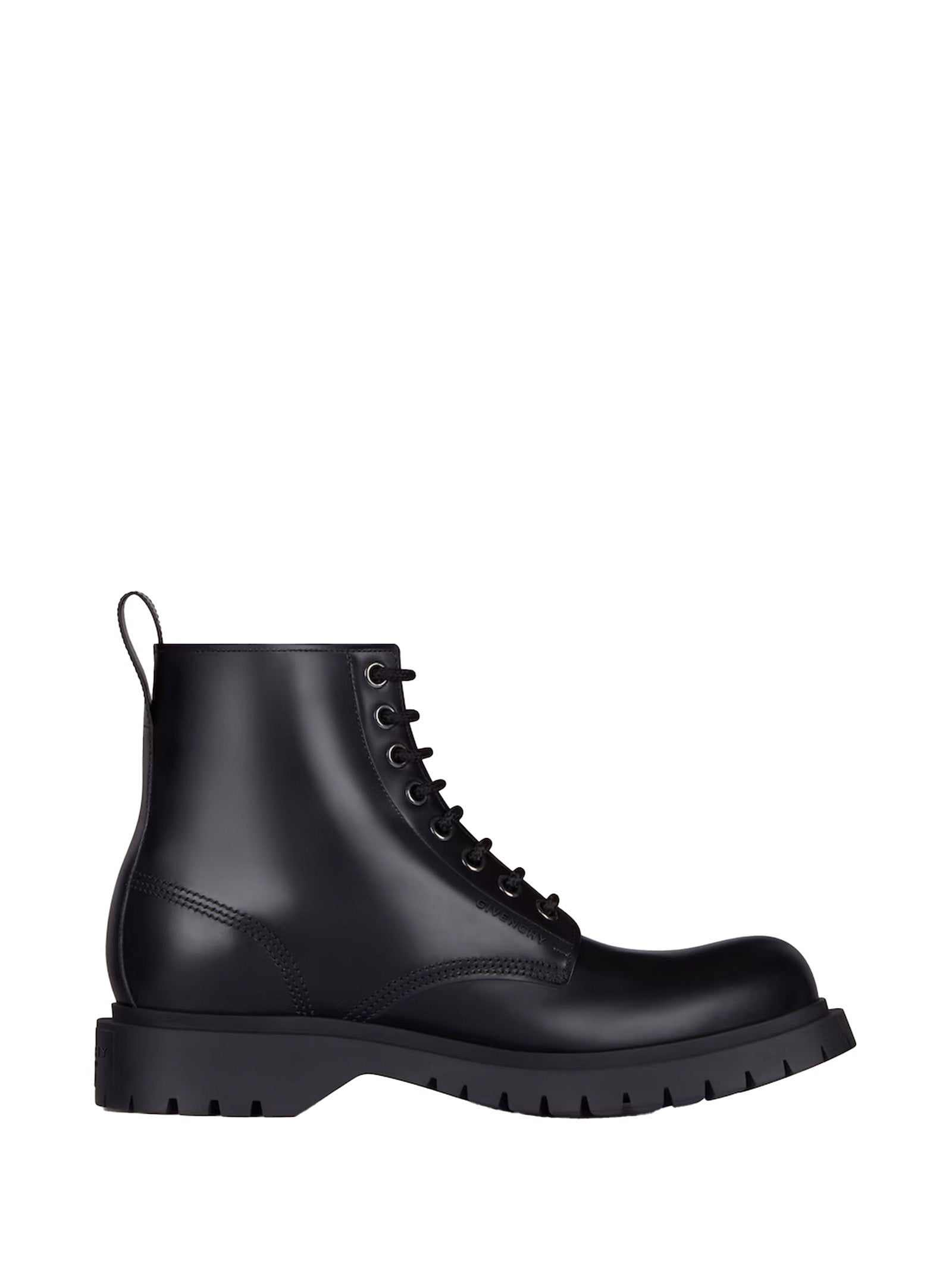 GIVENCHY Lace-Up Leather Boots