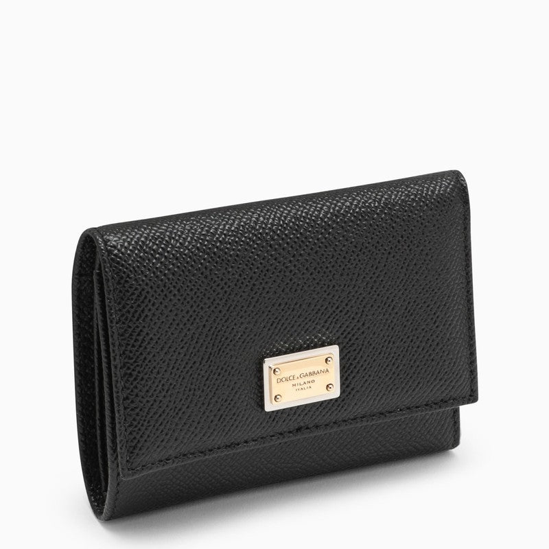 DOLCE & GABBANA Mini Dauphine-Print Leather Wallet