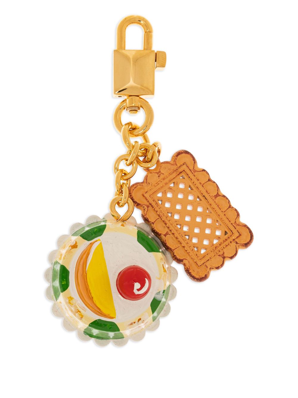 DOLCE & GABBANA Sicily Cassata Mini Keychain Charm