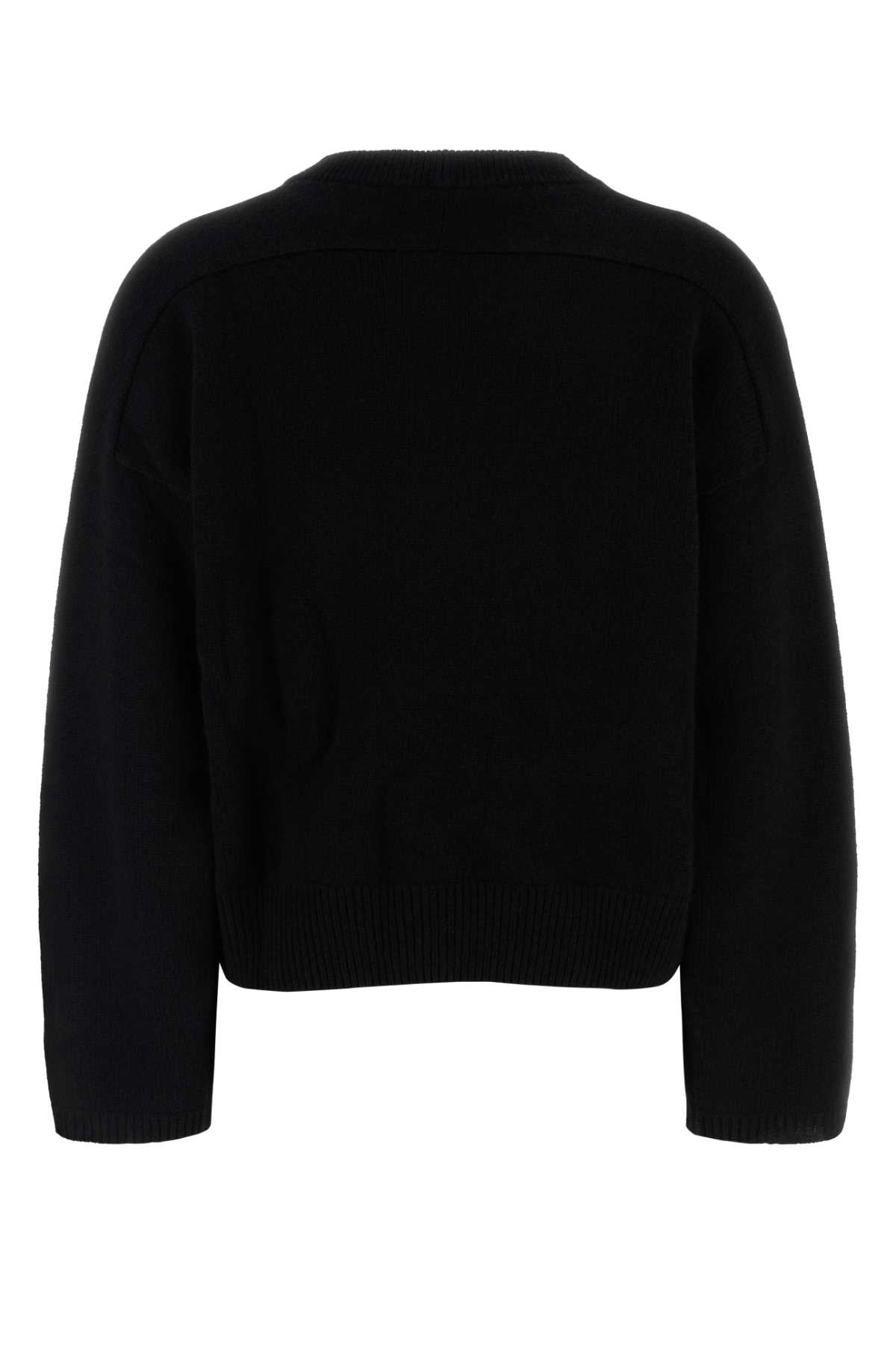 LOULOU Womens Cashmere Draped Sweater