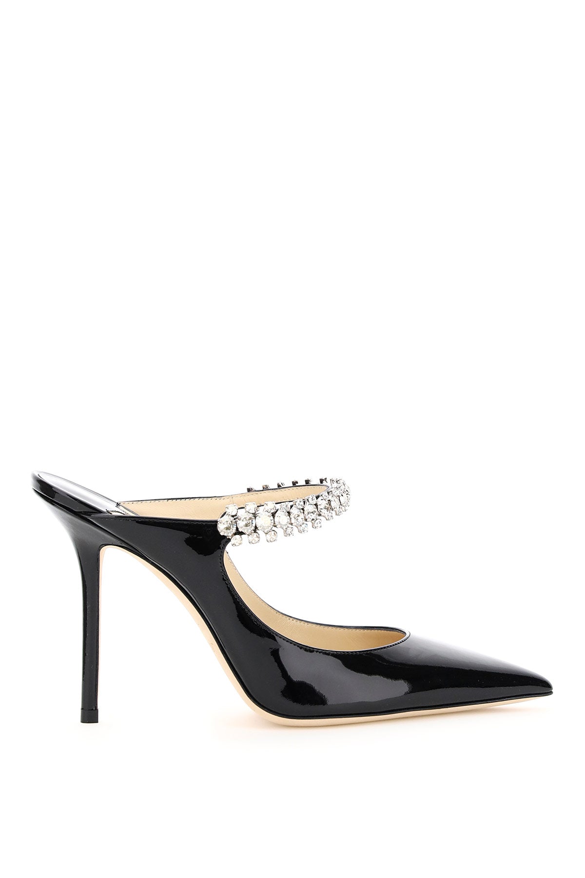 JIMMY CHOO Bing 100 Patent Leather Sandals