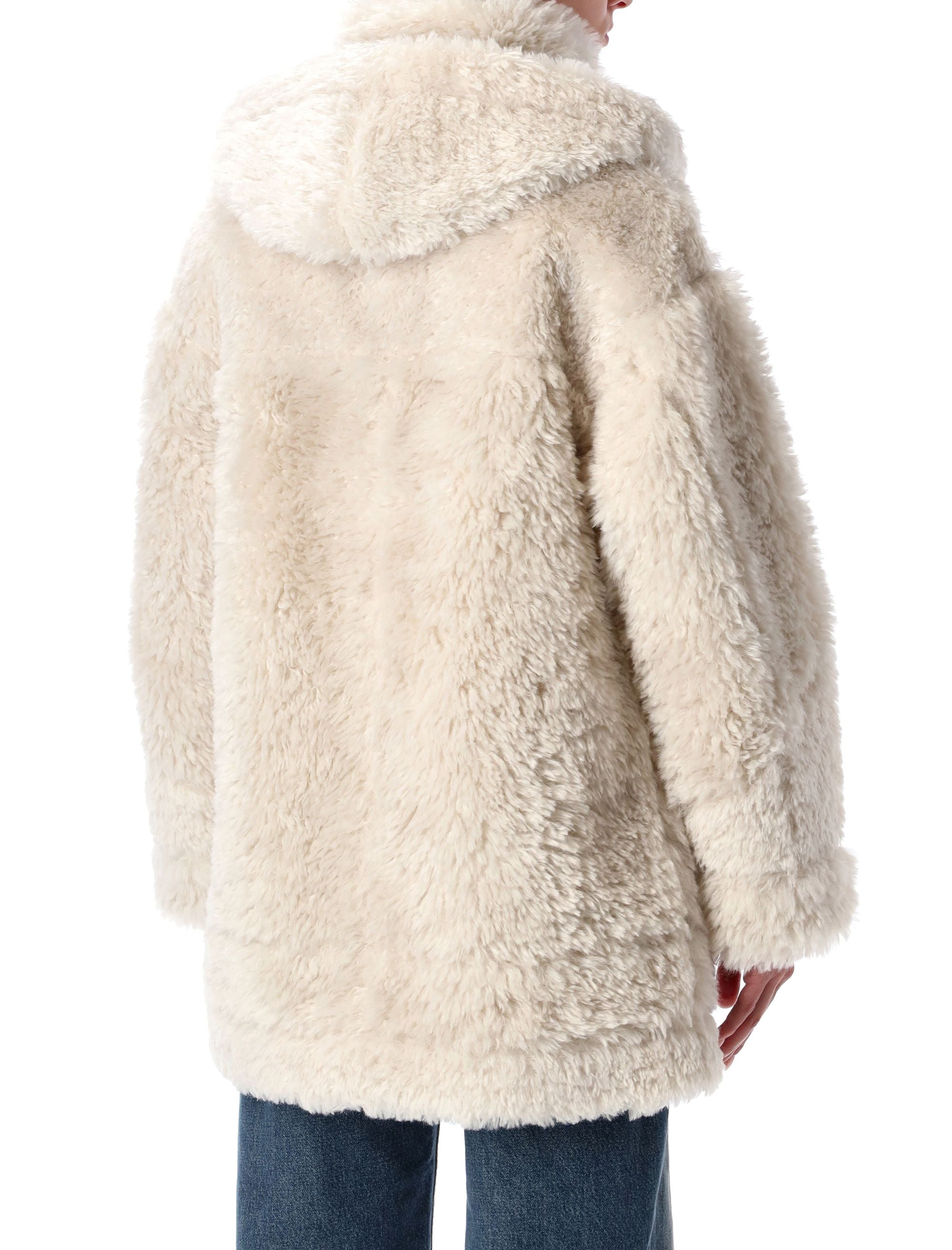 URBANCODE Reversible Faux Fur Jacket with Hood - Size S